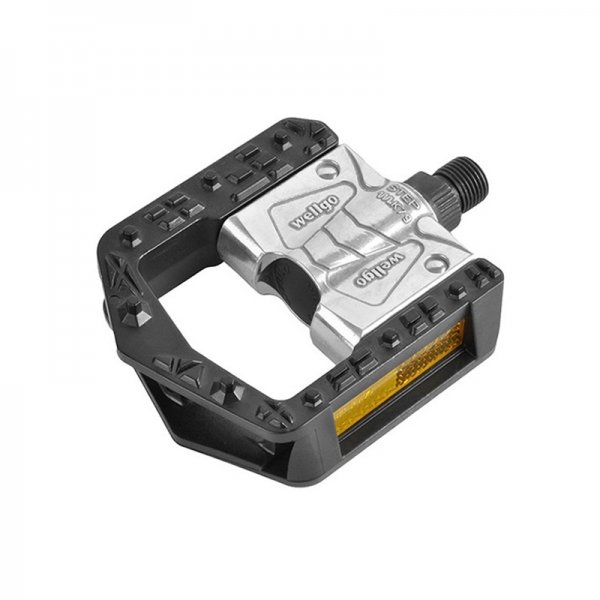 

Педали велосипедные Wellgo, складные, алюминий, 104.7*84*28.2 mm, на блистере, F-268, Серебристо-черный