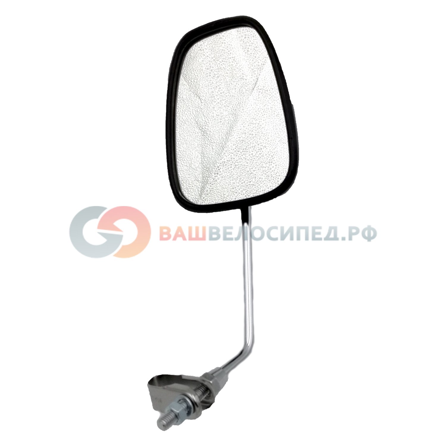 фото Зеркало велосипедное tbs cl-0695, с белым катафотом на обратной стороне, cl-0695