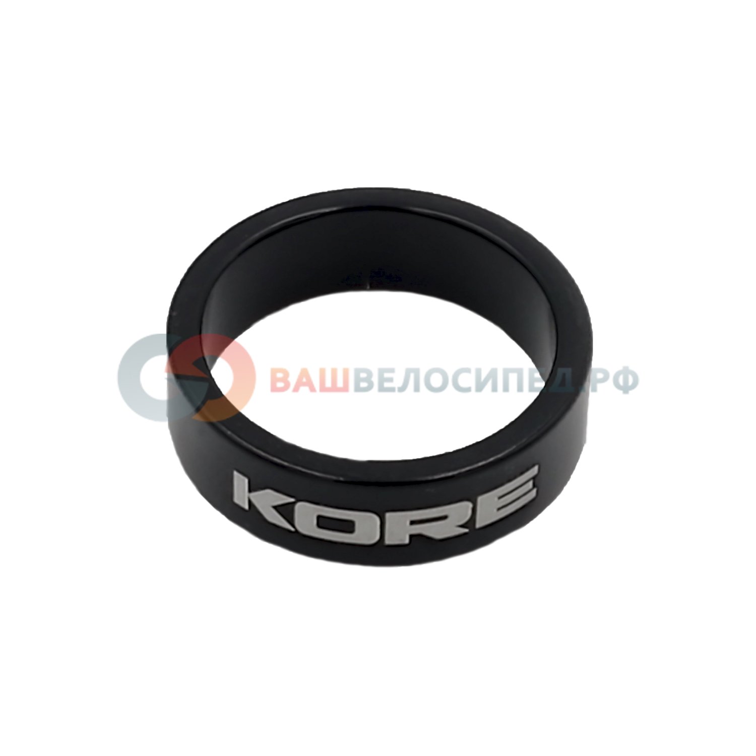 фото Проставочное кольцо kore al6061-6t, cnc, 34x10mm 1-1\8", черный