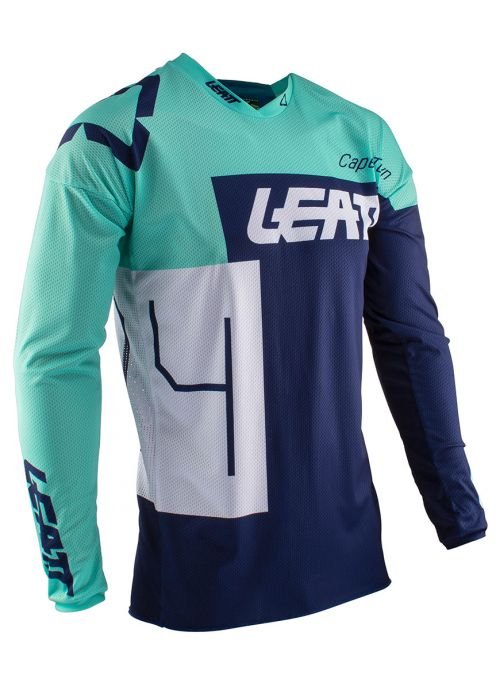 

Велоджерси Leatt GPX 4.5 Lite Jersey Aqua 2020 (Размер: L