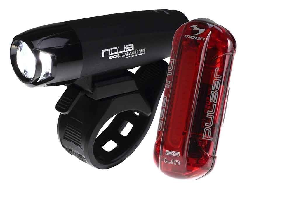 Комплект фонарей велосипедных Moon  (передний+задний), WP_Pulsar_Nova80_SET комплект велосипедных фонарей dream bike передний задний велокомпьютер сигнал