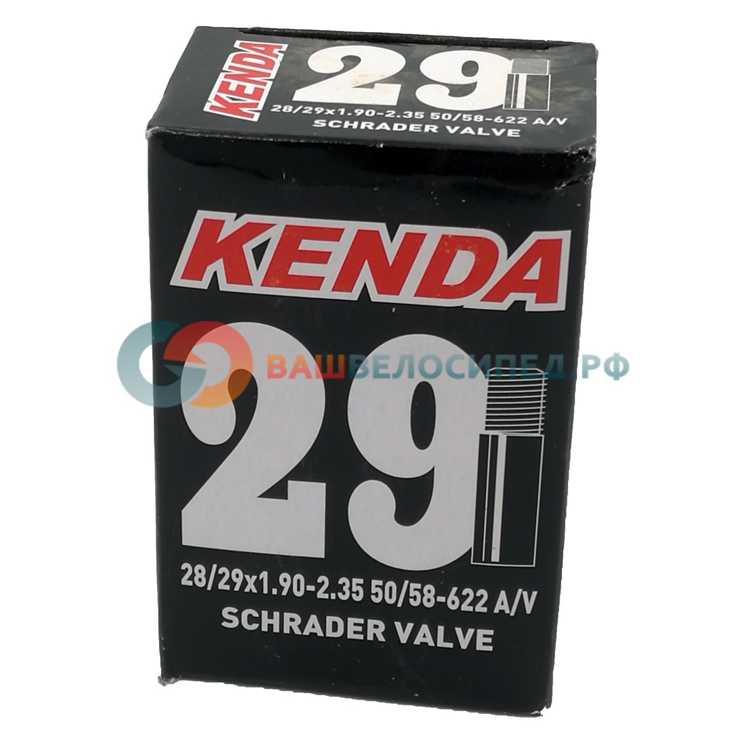 Камера для велосипеда KENDA 28-29", авто ниппель, 1.9-2.35 (50/58-622),  5-516329 купить на ЖДБЗ.ру - фотография № 2