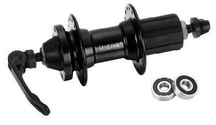 

Втулка Vinca Sport, задняя, 32H, под кассету, промподшипник, GB-43R-QS black 32H