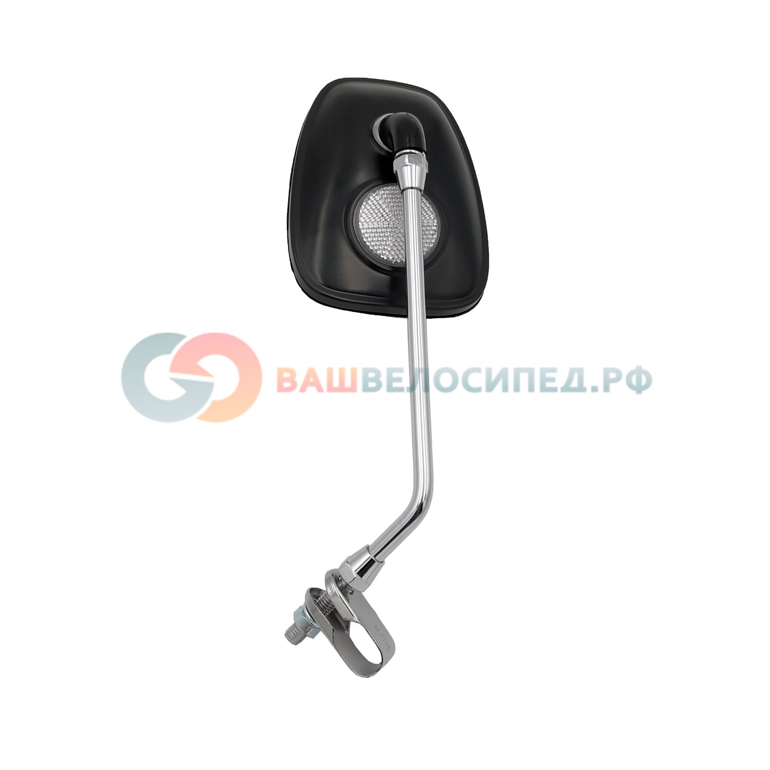 фото Зеркало велосипедное tbs cl-0695, с белым катафотом на обратной стороне, cl-0695