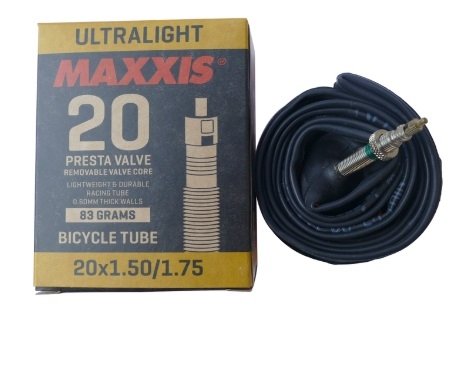 Камера велосипедная MAXXIS ULTRALIGHT 20X1.90/2.125 0.6 LFVSEP (O-CA), черный, EIB29566100