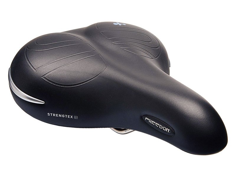 Седло велосипедное женское Selle Royal Freedom Strengtex, черный, 5119DECA35301