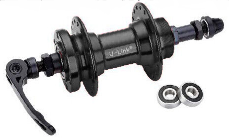 

Втулка велосипедная Vinca Sport, задняя, 36H, на эксцентрике, чёрный, GB 10R QS black 36H