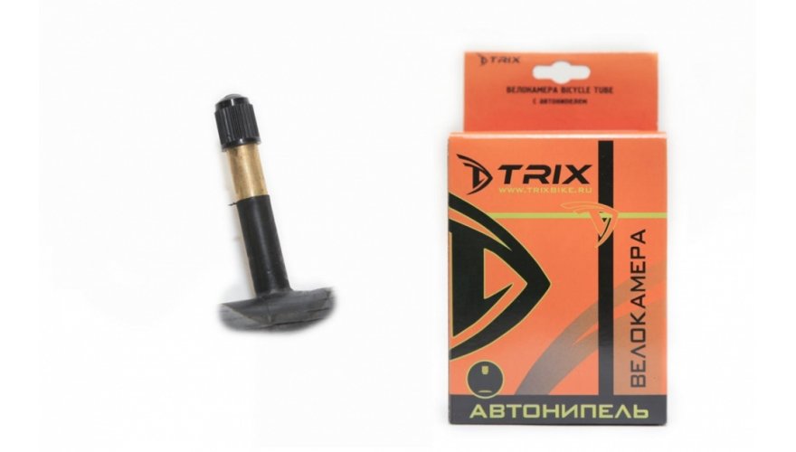 

Камера велосипедная TRIX, 28х 1,75, AV, черный, без упак