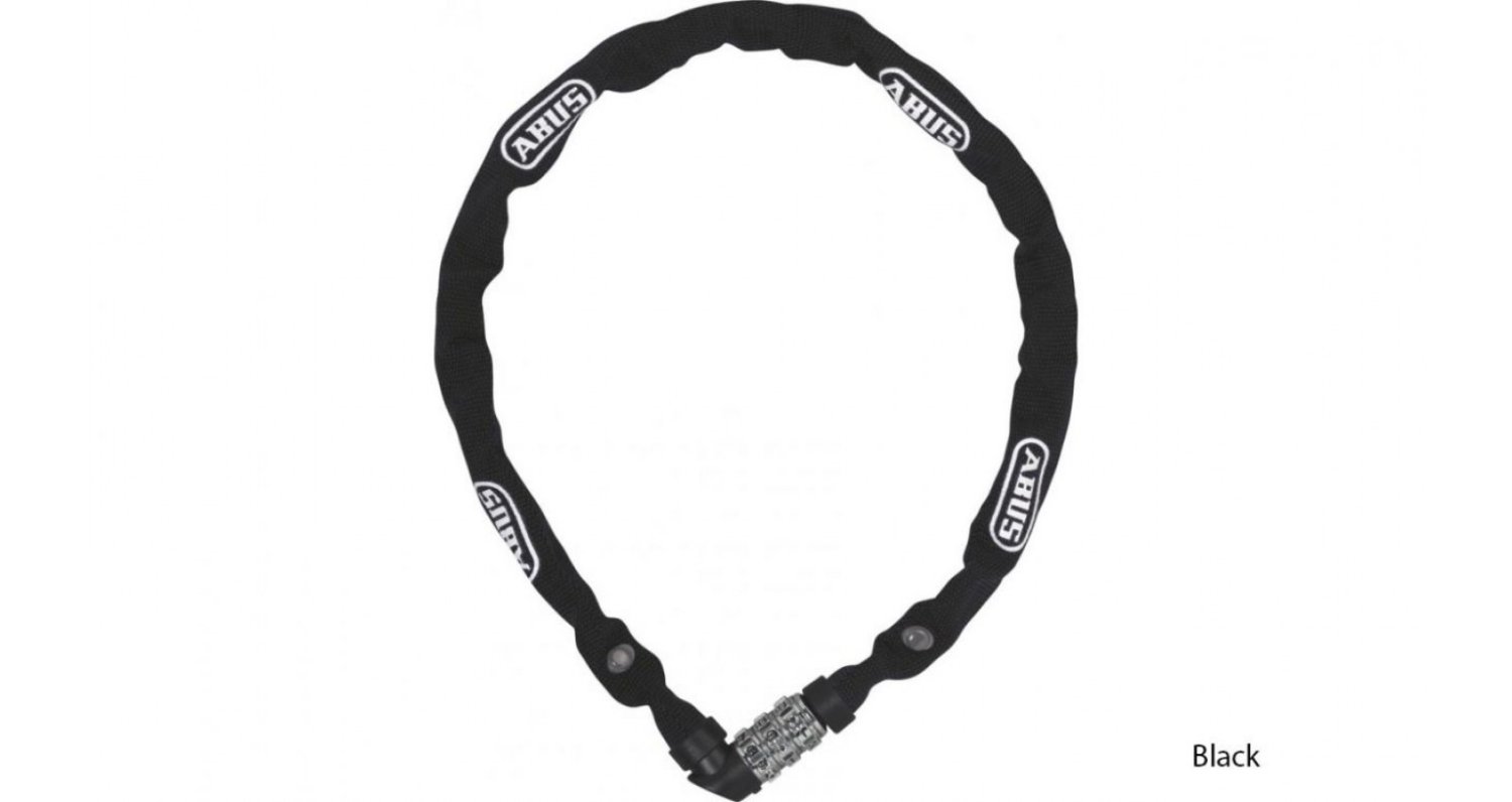 Велосипедный замок ABUS 1200 цепь, кодовый, 1100 х 4, черный, 563423_ABUS xunmondan 2gt timing belt 800 810 840 848 850 852 860 892 900 930 950 960 976 1000 1040 1100 1110 1140 1180mm belt width 6mm