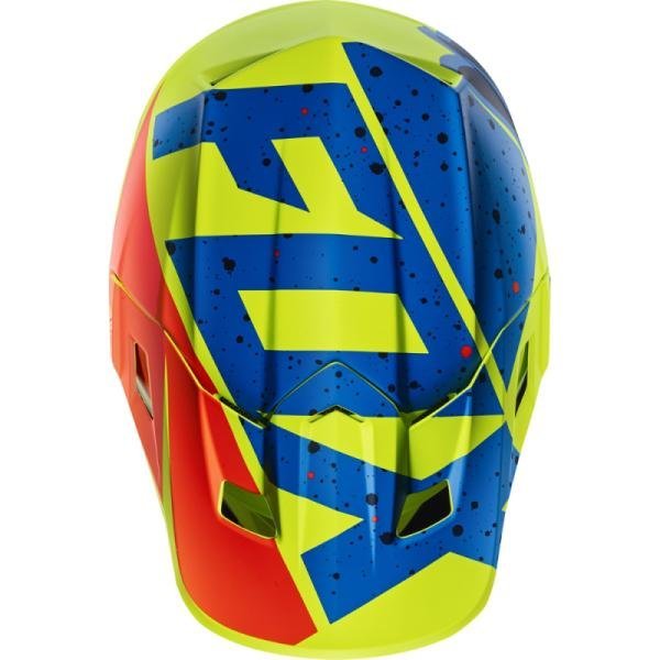

Козырек к велошлему Fox V2 Helmet Visor Nirv Yellow/Blue (18255-586-OS