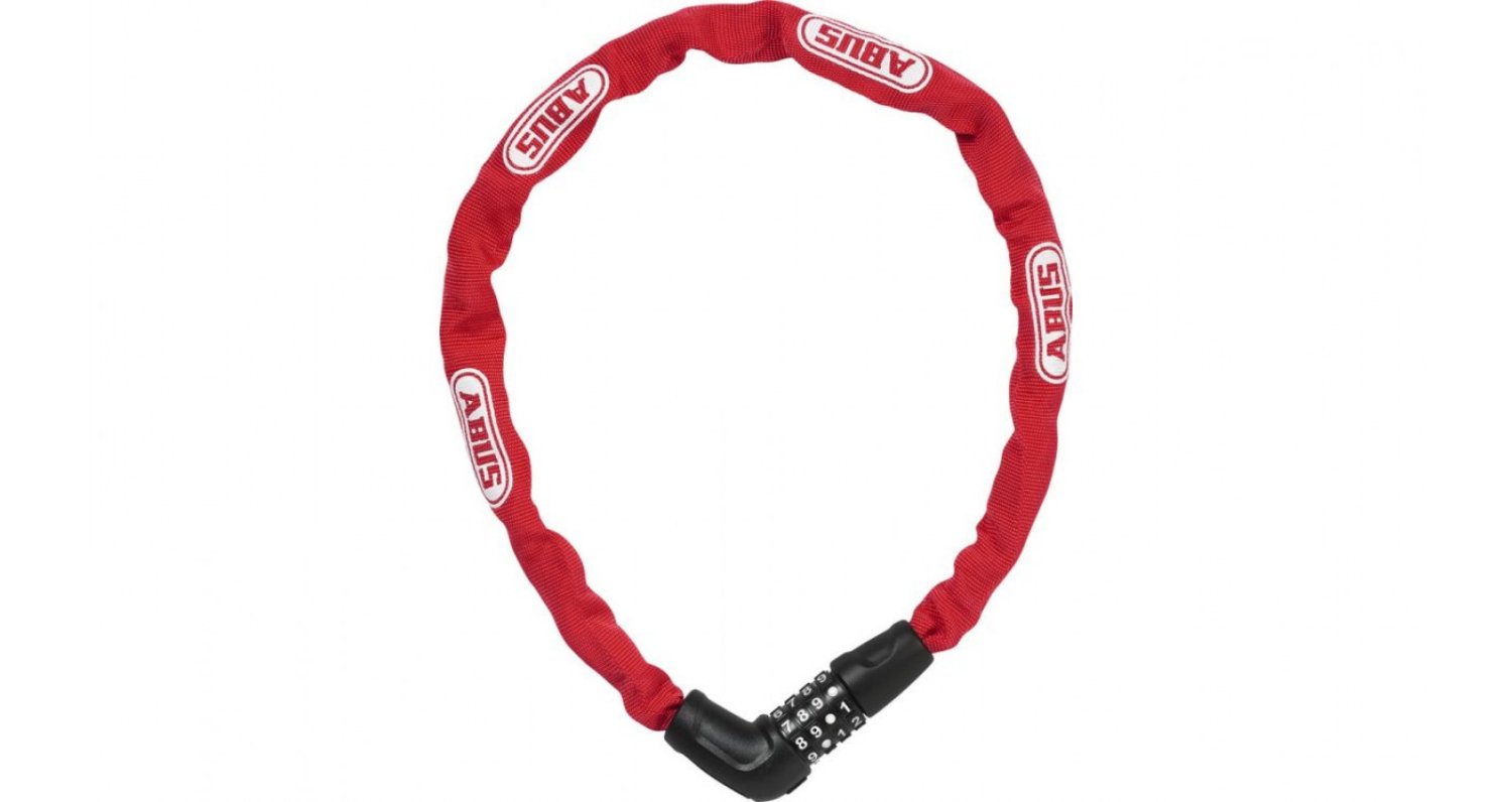 

Велосипедный замок ABUS 5805C, цепь, кодовый, 750 х 5, красный, 724954_ABUS