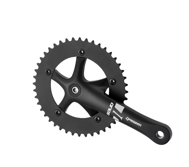 

Система шатунов велосипедная PROWHEEL, для синглспидов и фиксов, 48T, 170 мм, под квадрат, черный, SOLID-248T-F-1B