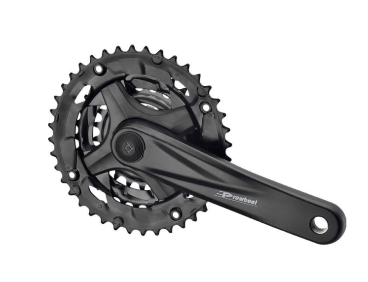 Системы шатунов Система шатунов велосипедная Prowheel, MTB, 3 звезды, 40T-30T-22T,  для 9-скоростей, 175 мм, черный, TF-CU10