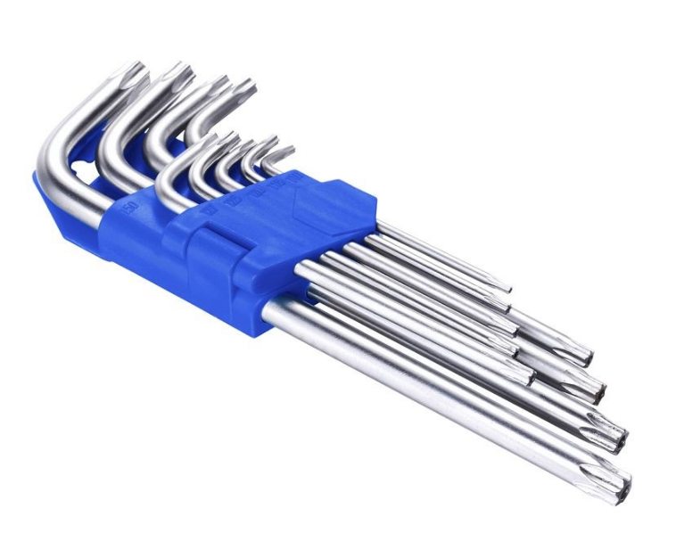 

Набор Г-образных ключей TORX Kenli, 9 штук, CrV, KL-9705T