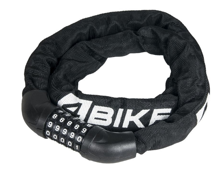 

Велосипедный замок 4Bike 601, цепь, кодовый, 6x1000, черный, ARV-601-BLK