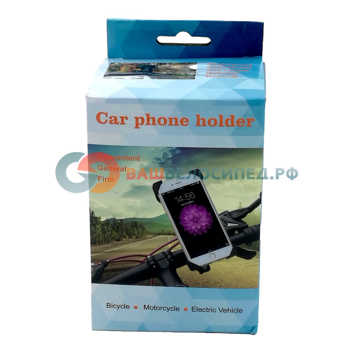фото Держатель для смартфона tbs ct-004, на руль, черный, ct-004