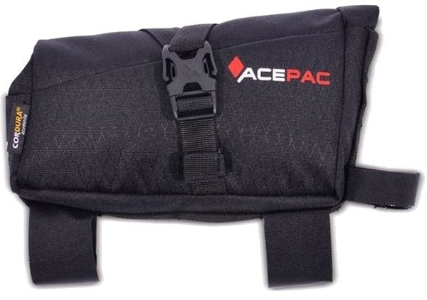 Сумка велосипедная на верхнюю трубу рамы ACEPAC Roll Fuel Bag M 0.8L, черный, 108201 сумка велосипедная на руль acepac bar roll 16l 101301