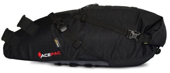 Сумка велосипедная подседельная ACEPAC Saddle Bag L 16L, черный, 103305 сумка велосипедная подседельная acepac saddle bag l 16l серый 103329