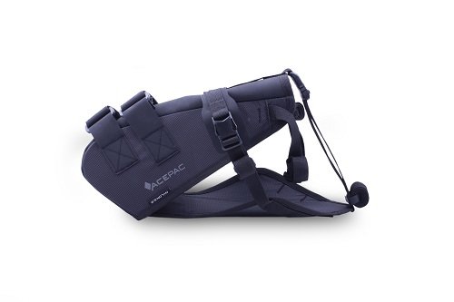 Кожух подседельный для баула ACEPAC Saddle Harness, черный, 125000 кожух на руль велосипедный acepac bar harness для баула grey 139021