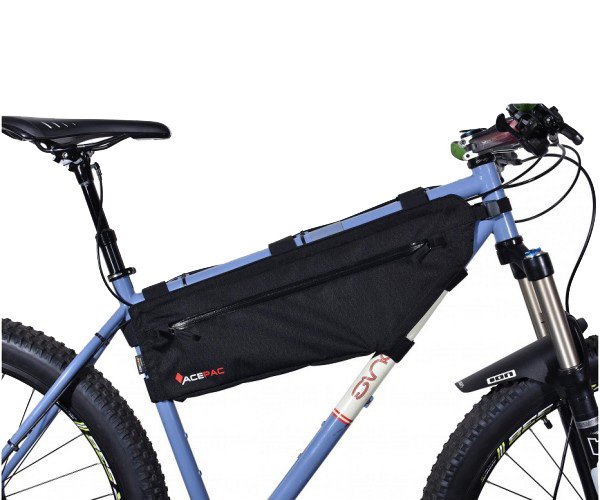 Сумка велосипедная на раму ACEPAC Zip Frame Bag L, черный, 129305 сумка велосипедная на раму acepac zip frame bag l 129305