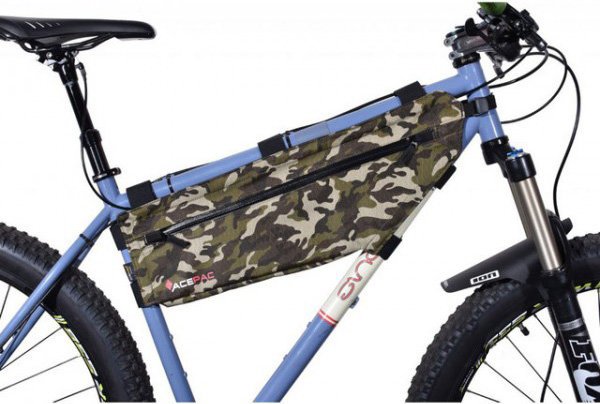 Сумка велосипедная на раму ACEPAC Zip Frame Bag L, camo, 105347 сумка велосипедная на раму acepac zip frame bag l 129305