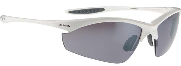 Очки велосипедные ALPINA TRI-EFFECT, солнцезащитные, white, 8398310 очки велосипедные alpina tri effect 2 0 tin a8604325