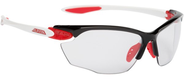 Очки велосипедные ALPINA TWIST FOUR VL+ black-red-white, солнцезащитные, 8434137