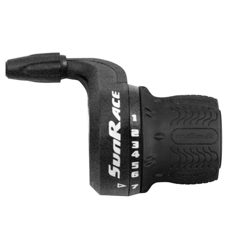 фото Переключатель скоростей sunrace tsm27.r7l0.0s1.oe m27, правый, 7 s, трос 2100мм с тефлоновой смазкой, 06-201364