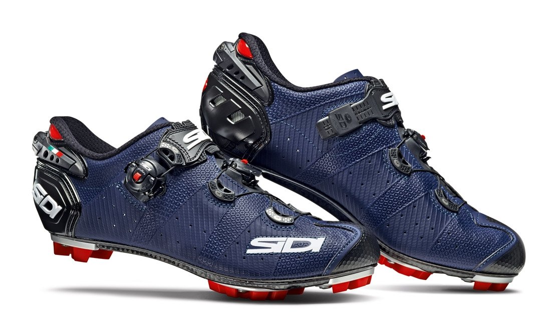 

Велотуфли SIDI MTB DRAKO 2 Carbon SRS MATT, синий/черный, CDRAKO2MATT (Размер: 39,5)