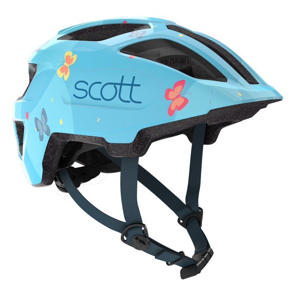 

Шлем велосипедный детский Scott Spunto Kid (CE), синий 2020 (Размер: onesize