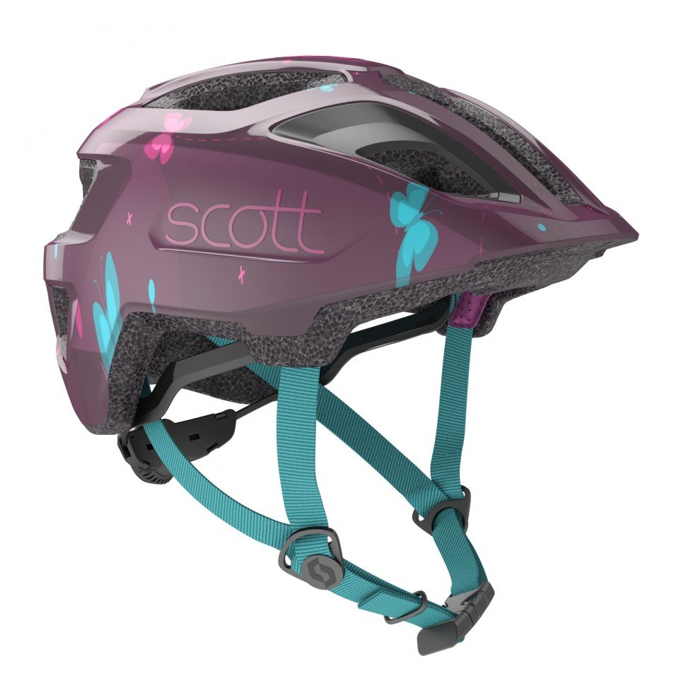 

Шлем велосипедный детский Scott Spunto Kid (CE), фиолетовый 2020 (Размер: onesize