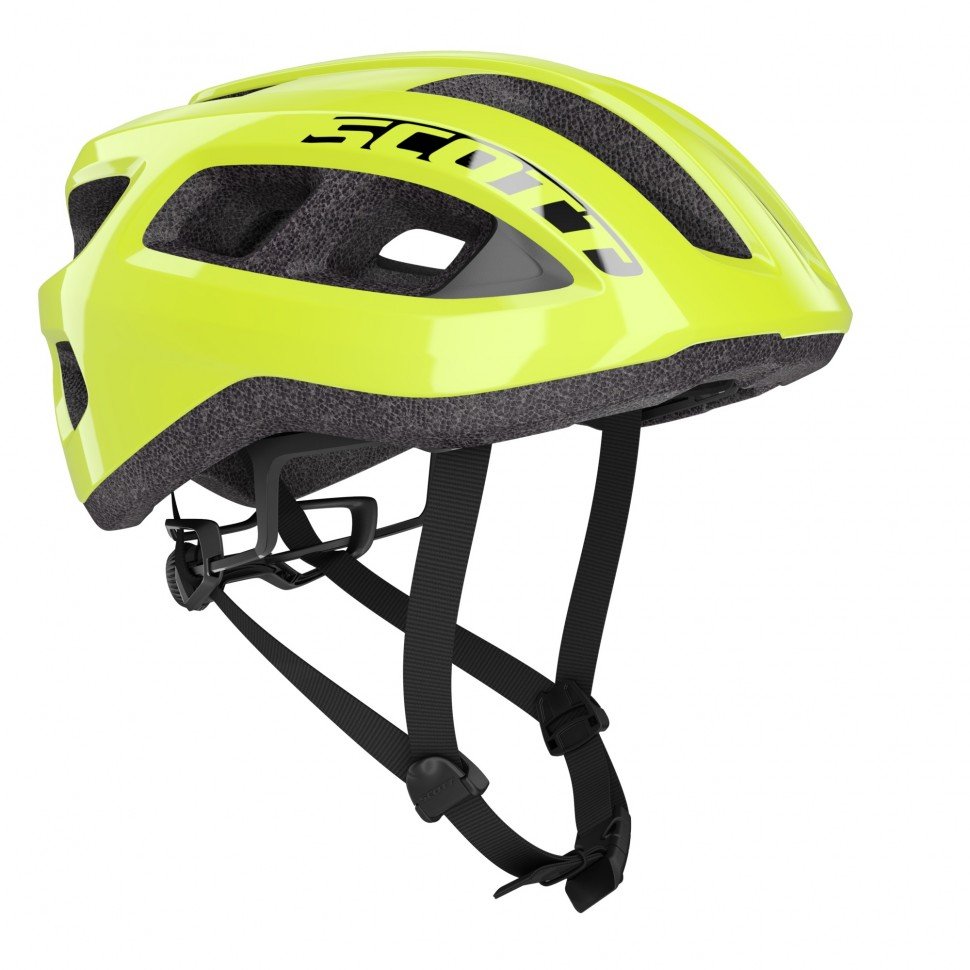 фото Шлем велосипедный scott supra road (ce), желтый 2020 (размер: 54-61)