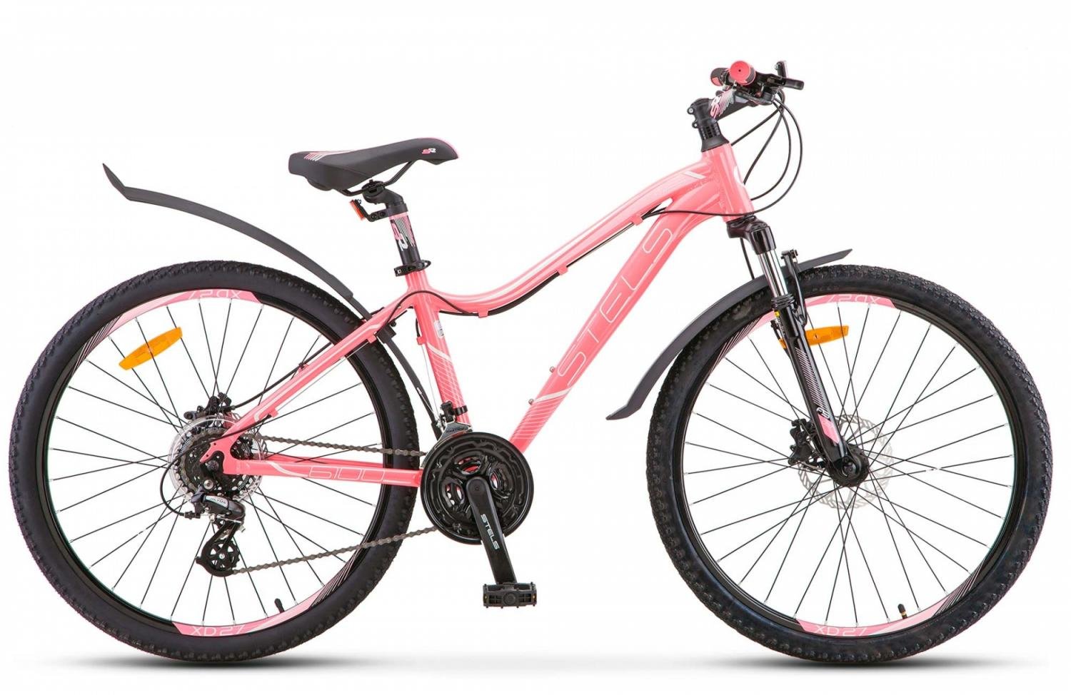  Женский велосипед Stels Miss 6100 D V010 26 2019, LU091519 (Рама: 15 (Рост: 145-160 см), Цвет: Светло-красный )