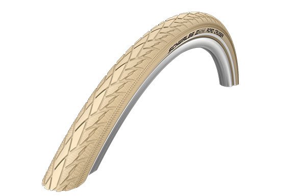 

Велопокрышка Schwalbe ROAD CRUISER 26x1.75 (47-559), K-Guard, TwinSkin, HS484, SBC, 50EPI, Creme-Reflex, 11101267, Бежевый