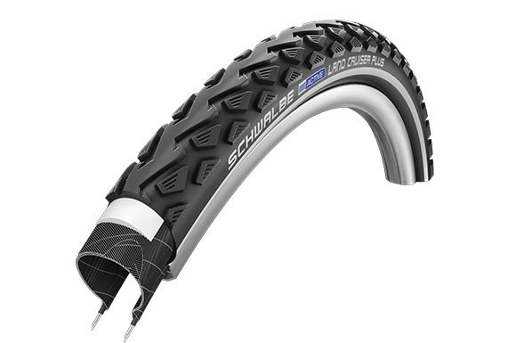 фото Велопокрышка schwalbe land cruiser plus, 28x1.40/700x35c (37-622), punctureguard, twinskin, black-reflex, 05-11101042