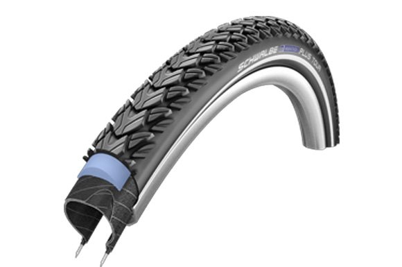 

Велопокрышка SCHWALBE MARATHON PLUS TOUR, 28x1.60/700x40C (42-622), SmartGuard, TwinSkin, Reflex, 05-11150405, Черный