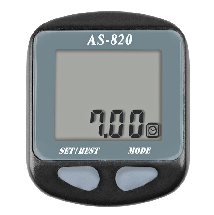 

Велокомпьютер ASSIZE, проводной, 10 функций, Black, AS-820