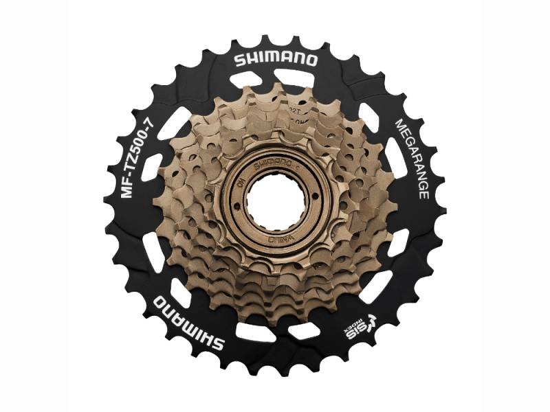 

Трещотка велосипедная Shimano MF-TZ500, 7 скоростей, 14-34T, 520106, LU089716