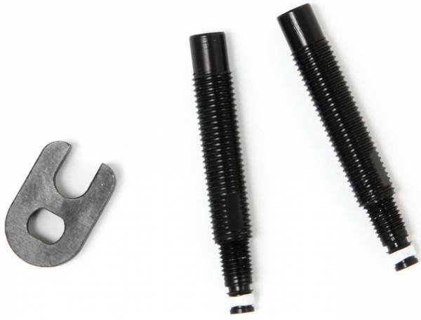 Ниппель-удлинитель Schwalbe, 30mm, Presta-вентиль, 2шт, черный, 3461 удлинитель вентиля для накачки шин к2 28 см