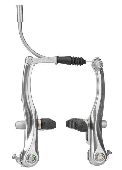 фото Тормоз велосипедный radius v993dg, v-brake, задний, серебристый, 510147, lu065550
