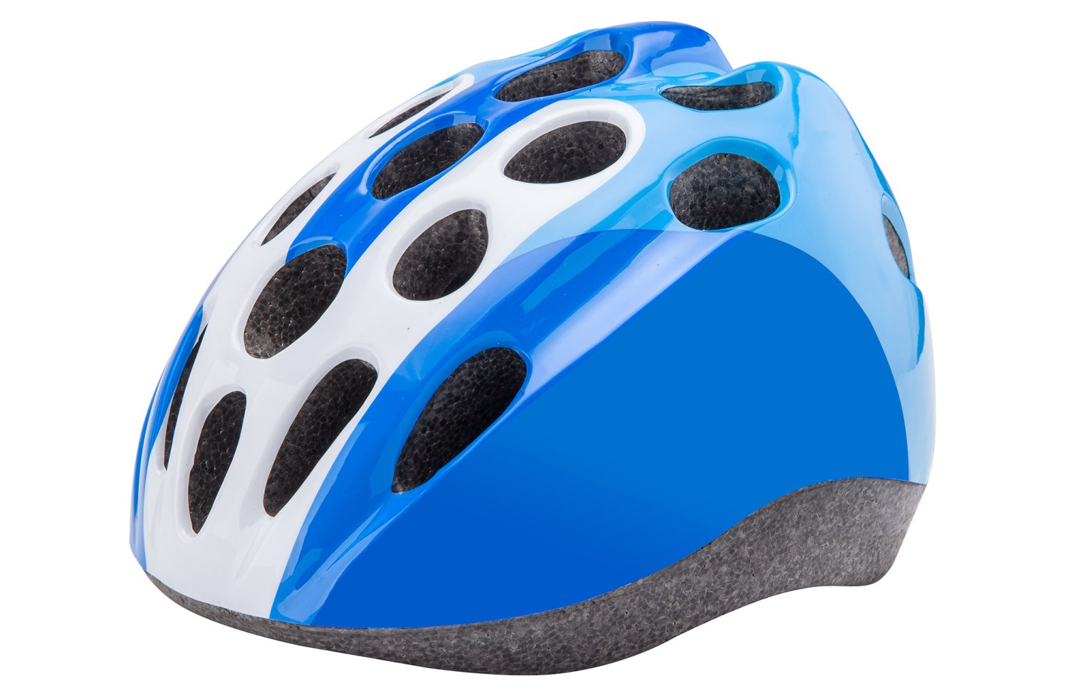 фото Шлем велосипедный детский stels hb5-3, бело-синий (размер: м)
