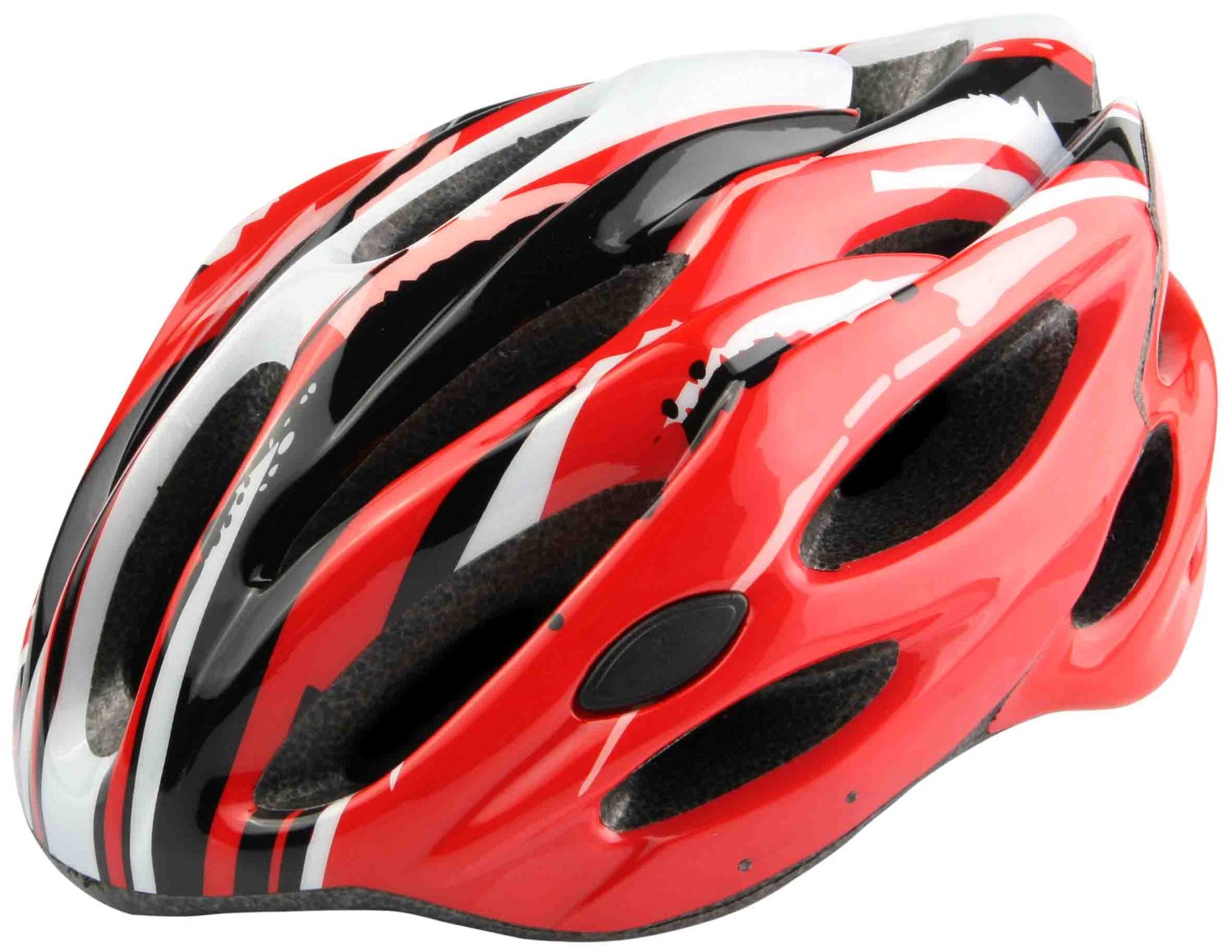 фото Шлем велосипедный stels mv-26, красно-бело-черный (размер: l)