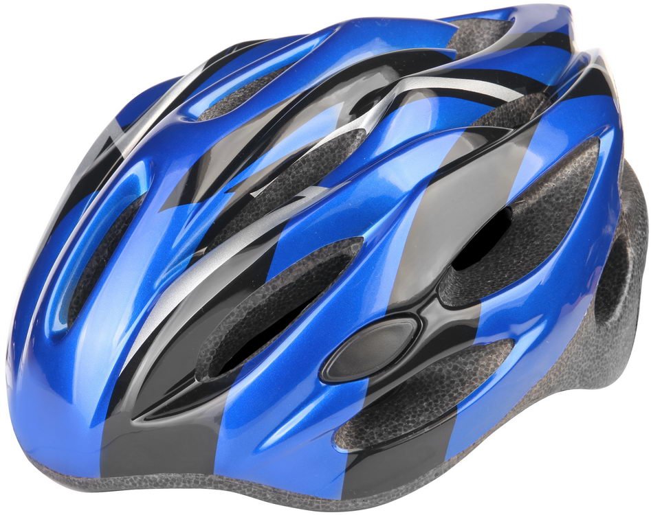 фото Шлем велосипедный stels mv-26, сине-черный (размер: l)