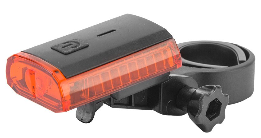 

Велофонарь Jing Yi JY-6015U, задний, 3 LED, черный, LU085115
