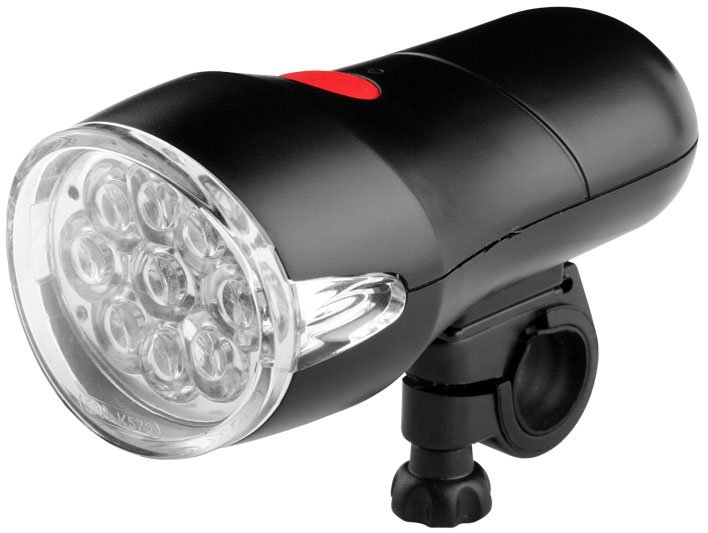 

Велофонарь Jing Yi JY-154А, передний, 9 LED, черный, LU009790