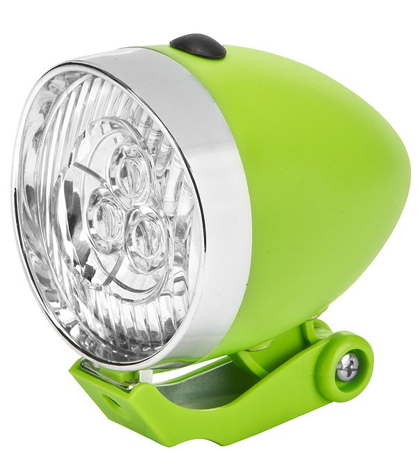 

Велофонарь Jing Yi JY-592, передний, 3 LED, зеленый, LU059255