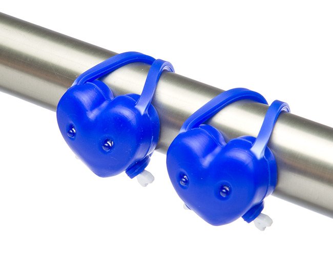 

Велофонарь Jing Yi JY-339B, комплект, 2 LED/2 LED, синий, LU081227