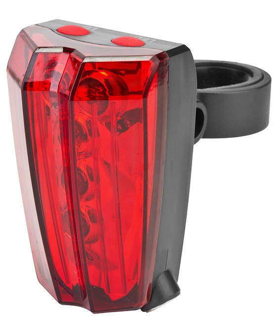 

Габарит велосипедный Jing Yi JY-2L, задний, 5 LED, черно-красный, LU059252
