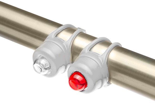 

Велофонари габаритные Jing Yi JY-320F+JY-320T, 1 LED, белый, LU081221
