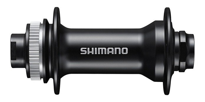 Втулки для велосипеда Втулка велосипедная SHIMANO MT400, передняя, 32Н, Center Lock, чёрный, EHBMT400BBX